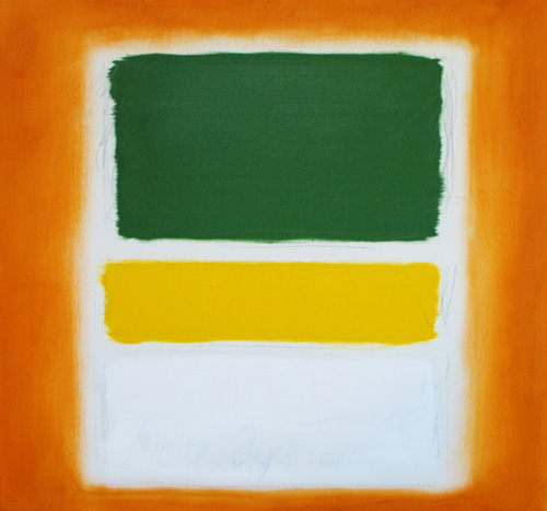 Homage to Rothko 28x30 acrylic on stretched canvas